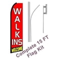  "Walk Ins (Extra Wide)" Complete Flag Kit Includes 12
