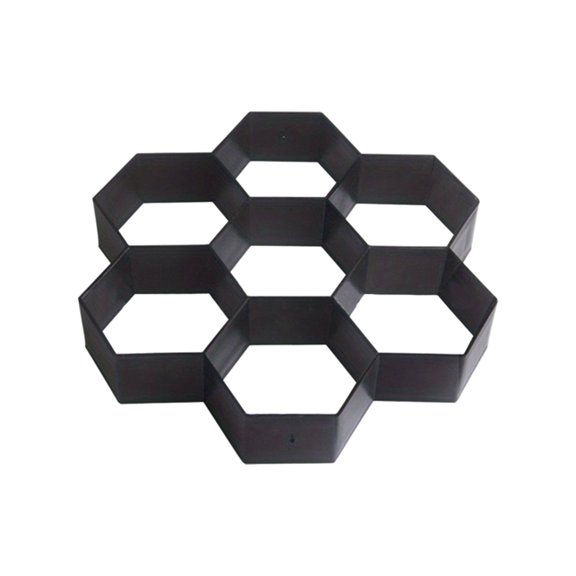 Walk Maker Pavement Mold, Ngxiha Diy Paving Plastic Ground Concrete Tool Reusable Walk Path Maker Concrete Cement Pavement Mold Path Mate Stone Moldings for Parking Lot & Garden Path