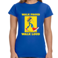 thumbnail image 1 of Walk Proud Walk Loud Pride Day Parade Shirt Gay Pride LGBTQ Womens Shirts, 1 of 8