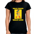 thumbnail image 1 of Walk Proud Walk Loud Pride Day Parade Shirt LGBT Parade Womens T Shirts, 1 of 8