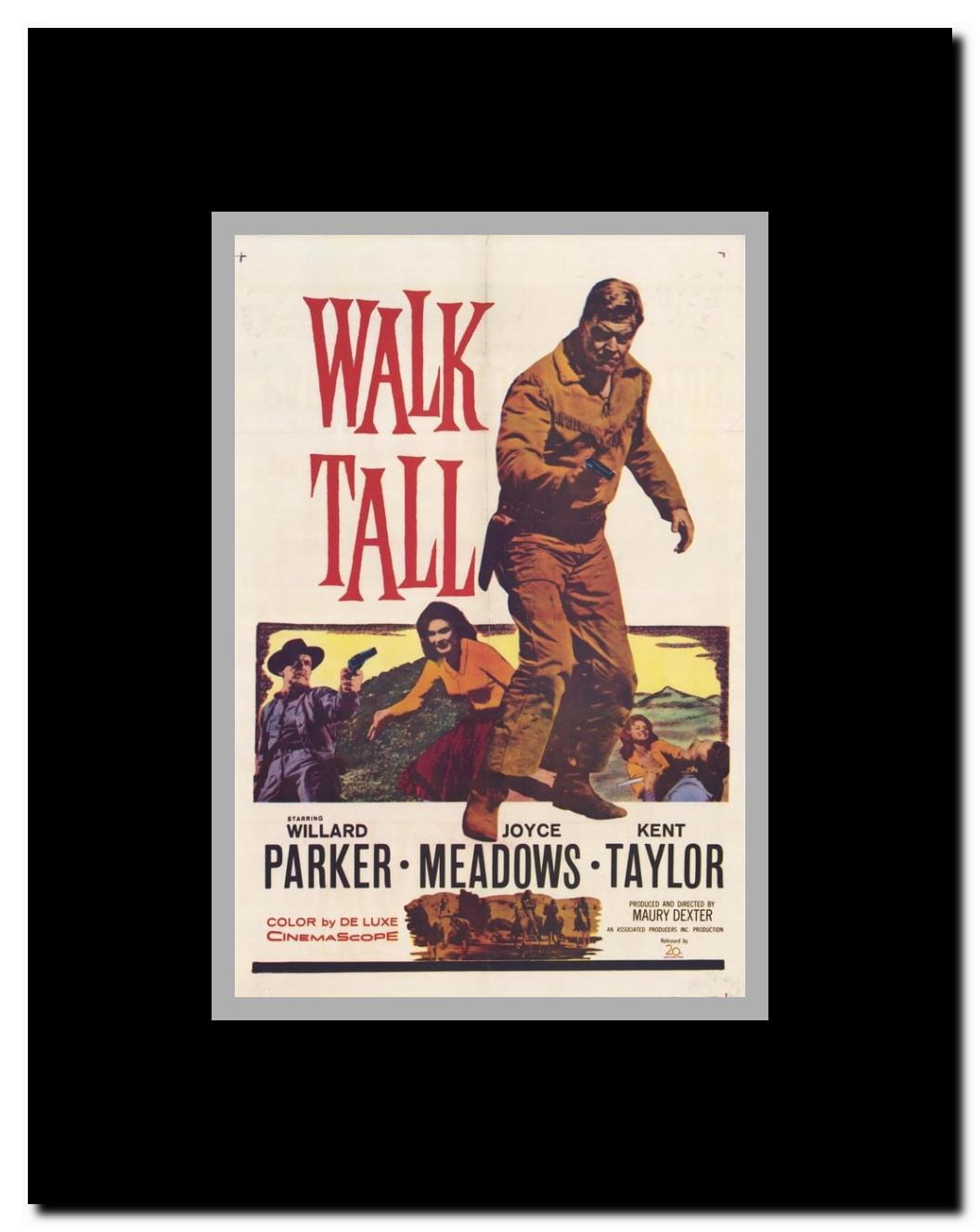 Walk Tall Framed Movie Poster