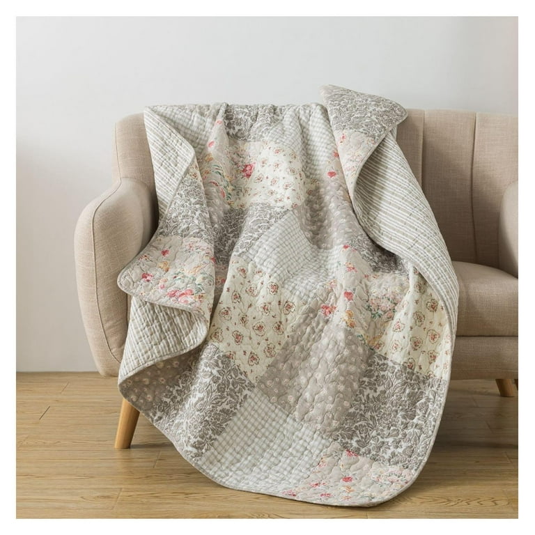 Cream quilted throw cheap
