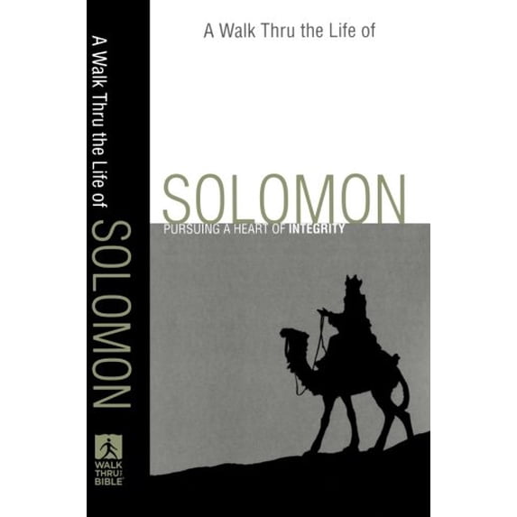 Pre-Owned Walk Thru the Life of Solomon, A: Pursuing a Heart of Integrity (Walk Thru the Bible Discussion Guides) Paperback