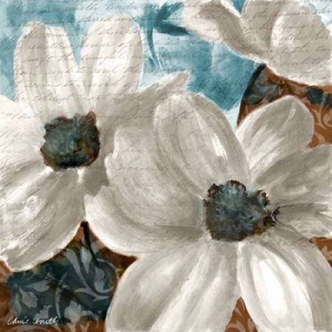 Walk With Beauty Blue I Canvas Art - Lanie Loreth (24 x 24)