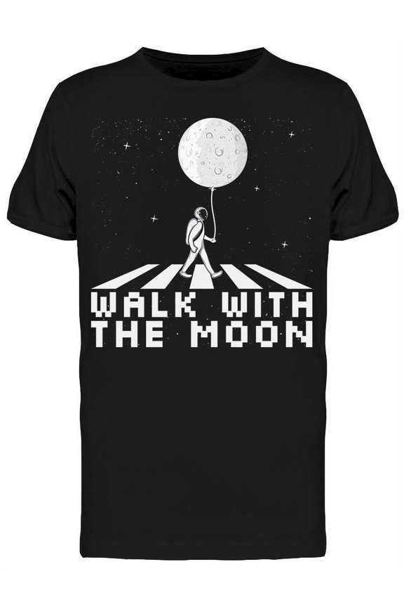 Walk With The Moon T-Shirt Men -Image by Shutterstock, Male Medium