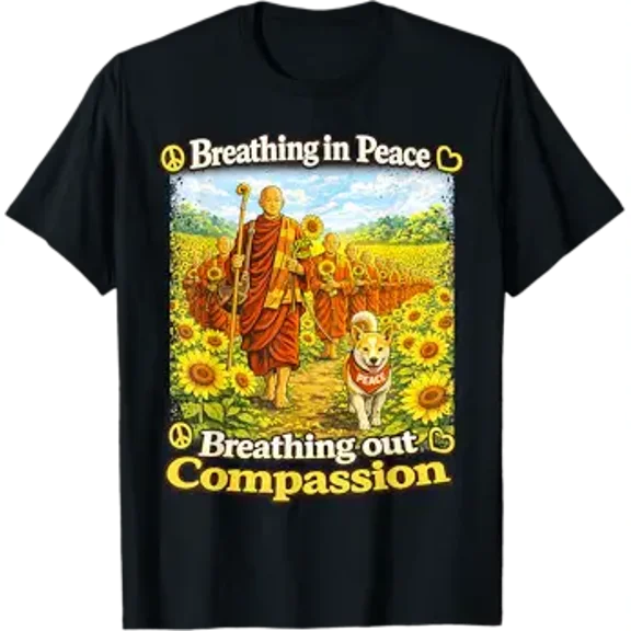 Walk for Peace Breathing Peace and Compassion T-Shirt