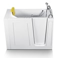 thumbnail image 1 of Walk-in Bathtub 28 in. x 52 in. Luxury Whirlpool Massage and Faucet Set (White) (Right Drain), 1 of 5
