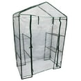 thumbnail image 1 of Walk in Greenhouse with PVC Cover Garden Grow Growing Room with Shelves, 1 of 3