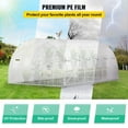 thumbnail image 1 of Walk-in Plant Greenhouse with 3 Reinforced Top Beams, 12 Roll-up Windows & Galvanized Steel Frame – 20x10 ft Compact Gardening Solution, 1 of 7