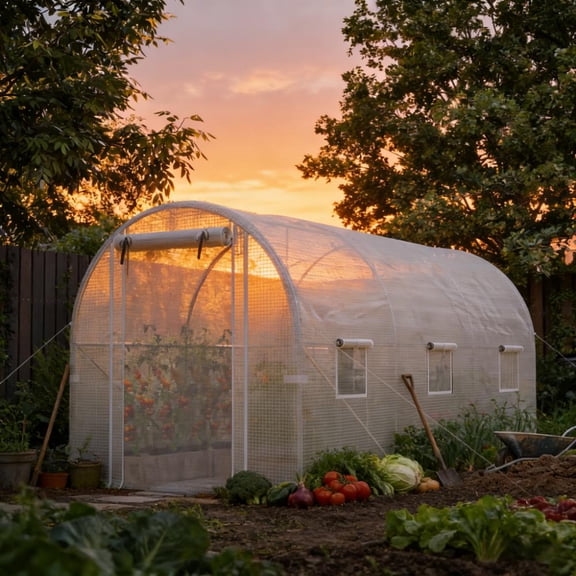 Walk-in Tunnel Greenhouse, Hoop House