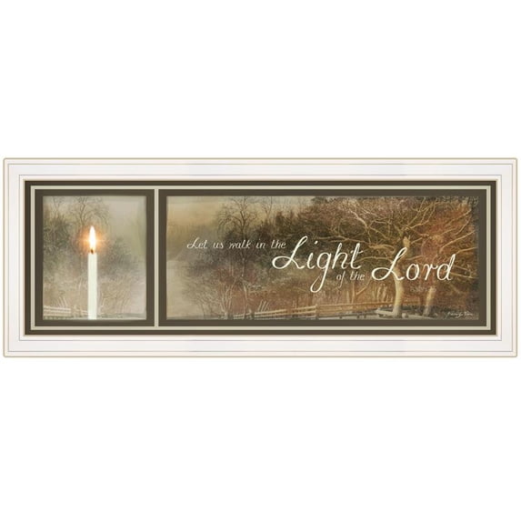 TrendyDecor4U Walk In The Light By Robin-Lee Vieira Framed Print RLV541GP-226G