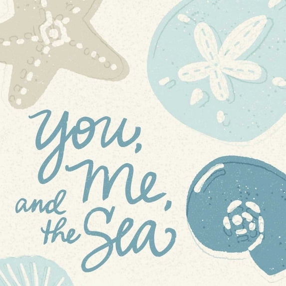 Walk on the Beach II Poster Print by Noonday Design