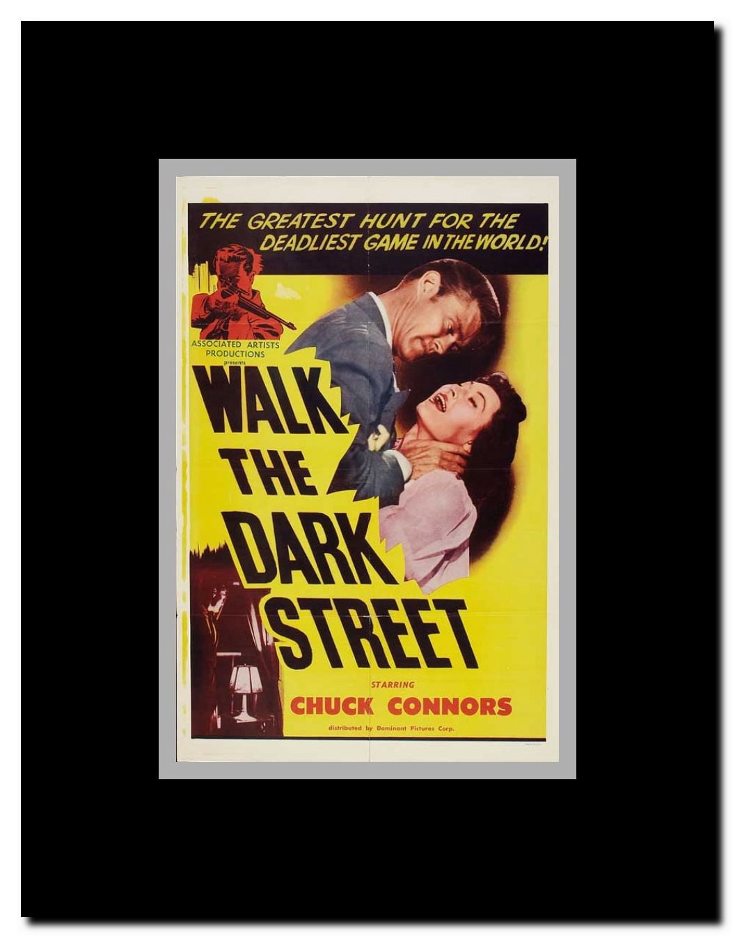 Walk the Dark Street Framed Movie Poster