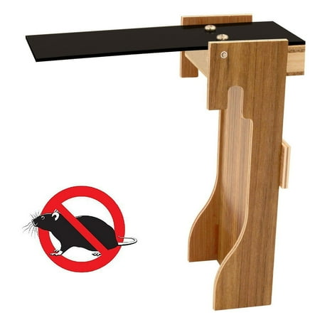 Walk the Plank Mouse Trap – Automatic Reset Rodent Trap for Mice & Rats, Reusable Bucket Trap, Humane and Non-Toxic