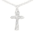 thumbnail image 1 of Walk to Emmaus Cross Necklace - Gift Packaged - Handcrafted Pewter Made in USA (22"), 1 of 5