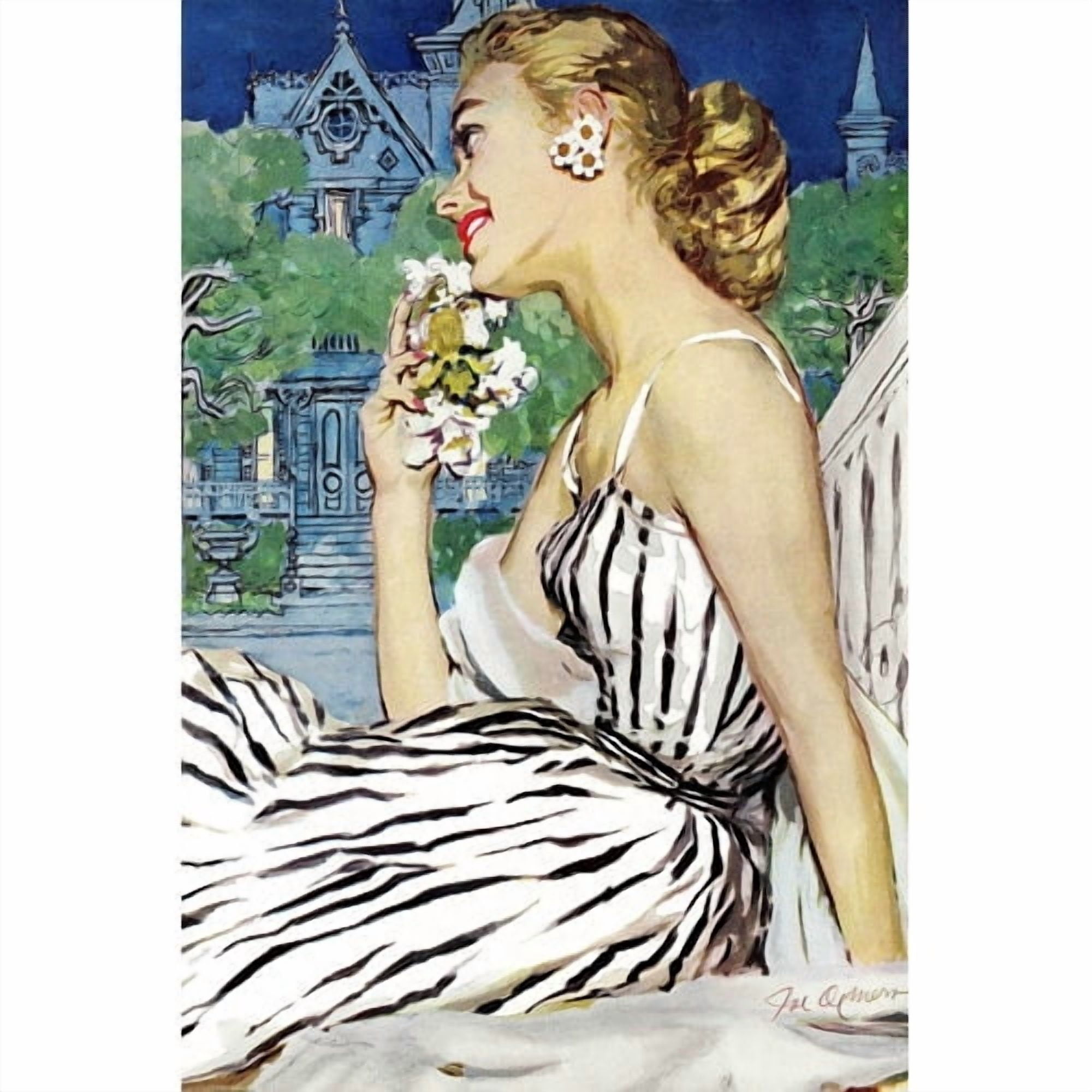 "Walk to the Dance" Painting Print on Wrapped Canvas