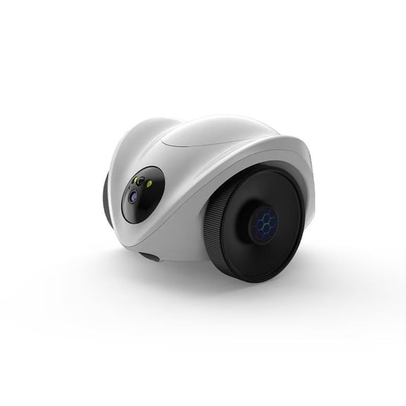 Walkable Robot Pet Camera, H.265 HD, Remote Treat Dispenser, Laser Toy, Long Battery, Full-Home Mobile Monitoring