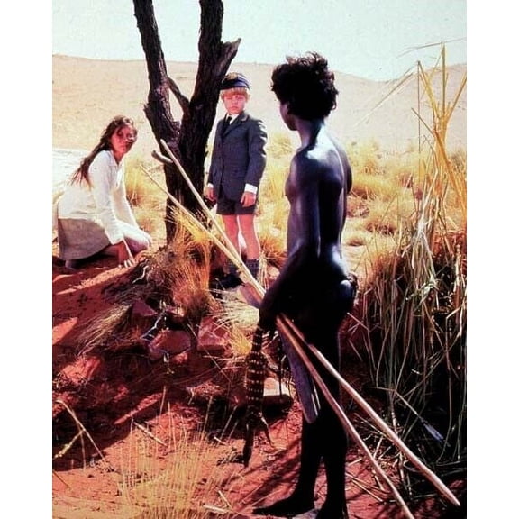 Walkabout 1970 Jenny Agutter Luc Roeg look at David Gulpilil 24x36 inch poster