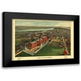 thumbnail image 1 of Walker 18x14 Black Modern Framed Museum Art Print Titled - Boston Massachusetts - Walker 1902, 1 of 5