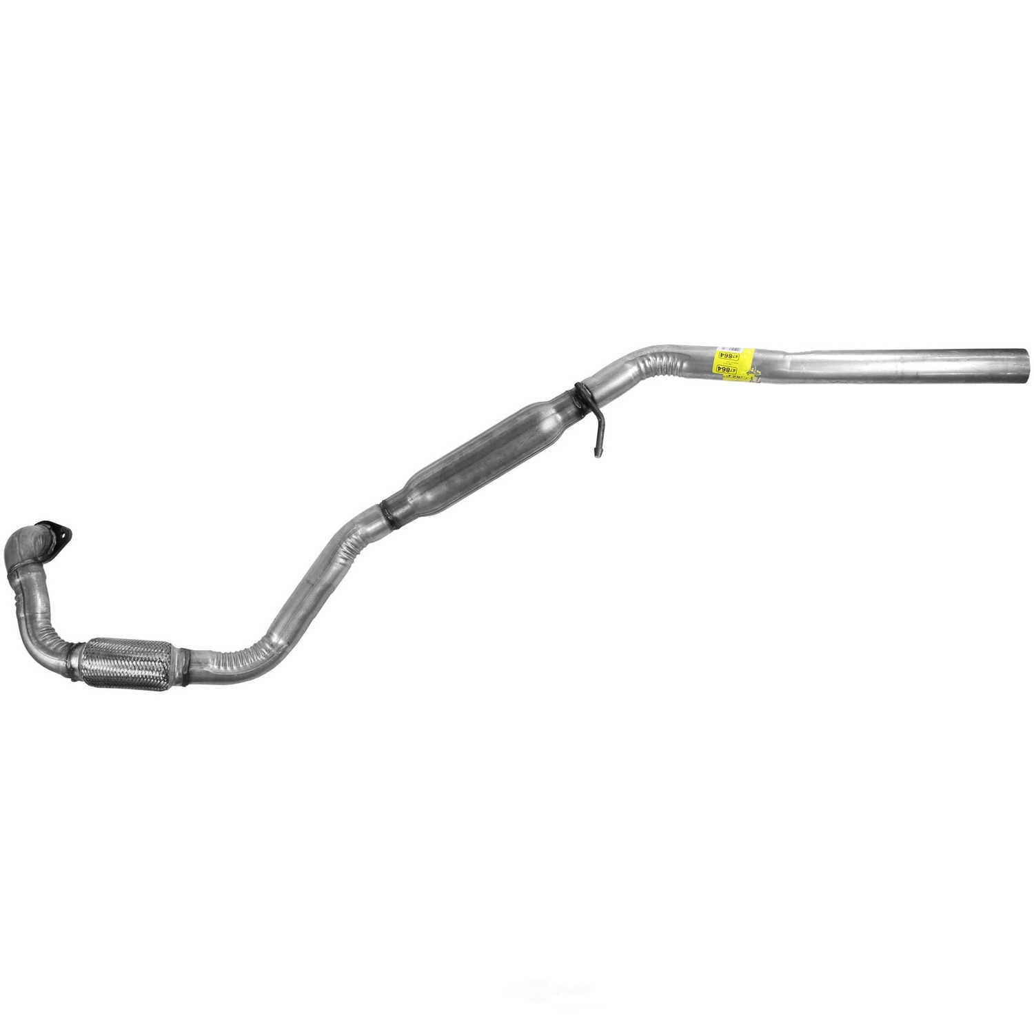 Walker Exhaust 47864 Direct Fit Exhaust Resonator and Pipe Assembly 2.5 Outlet (OD)