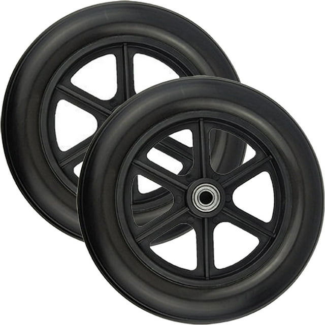 Walker Accessories 2pcs Front Wheelchair Wheels Wheel Replacements for