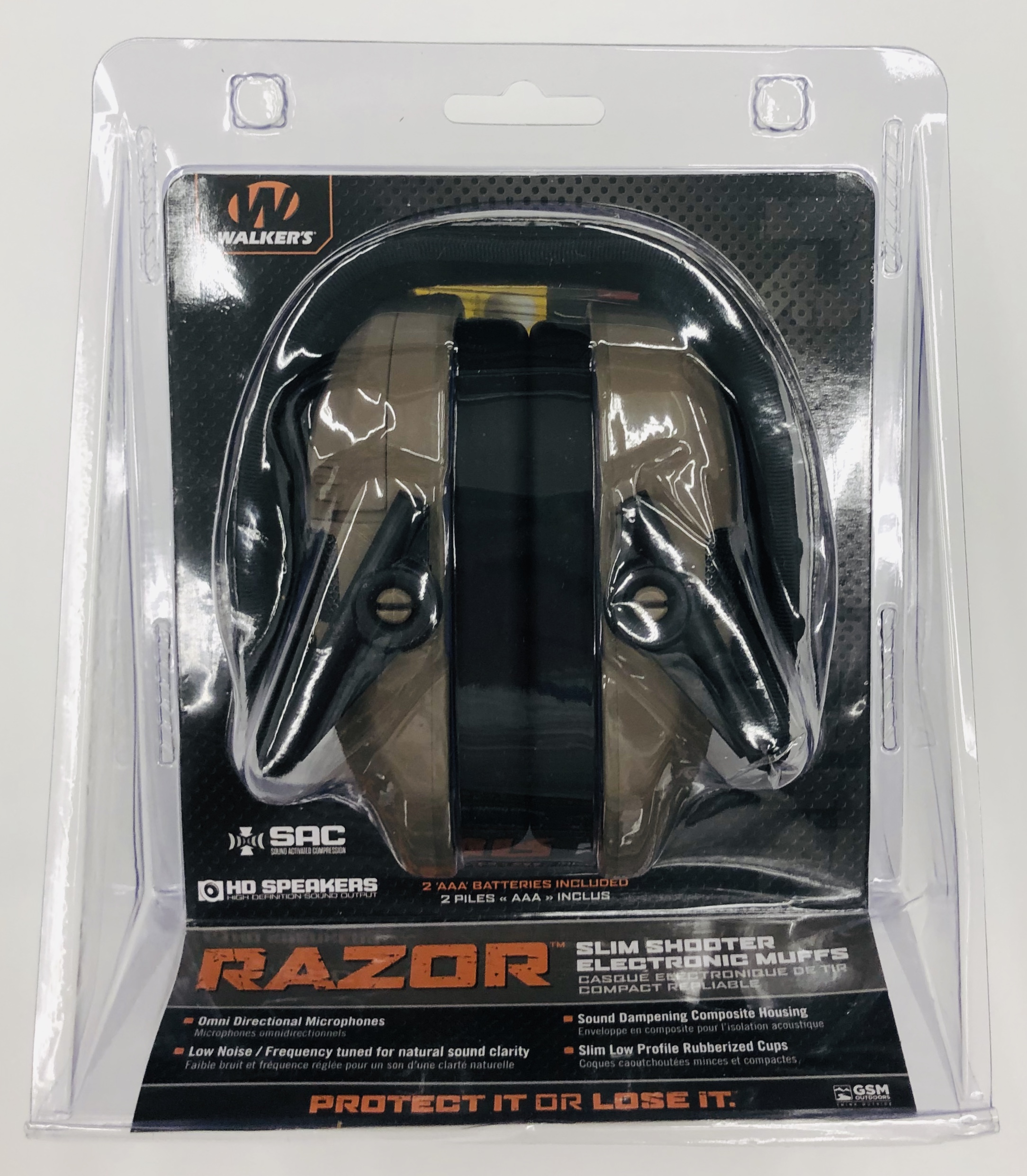Walkers Alpha Muffs SSL Hunting Shooting 5x Hearing Enhancement