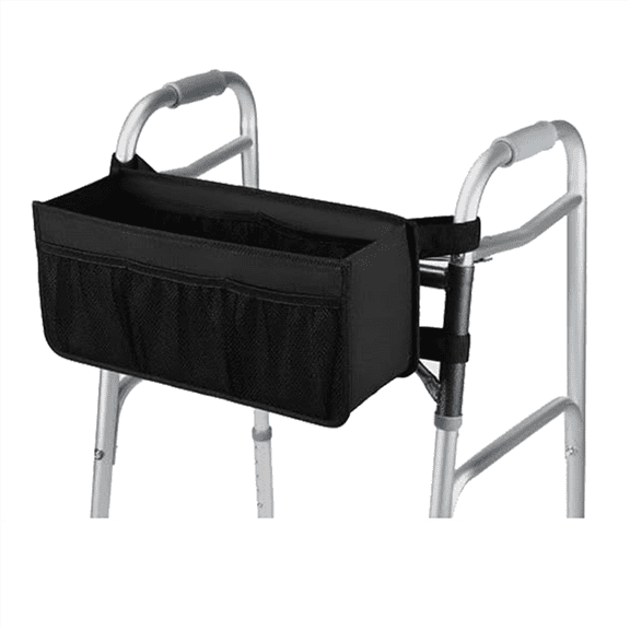 Walker Basket Walker Bag Water Walker Cup Holder Walker Basket for Folding Walker Foldable Walker Storage Bag