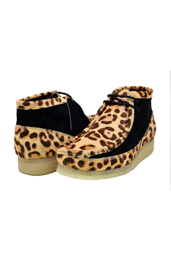 Walker Black Leopard Shoe - Sophistication and Edginess Combined