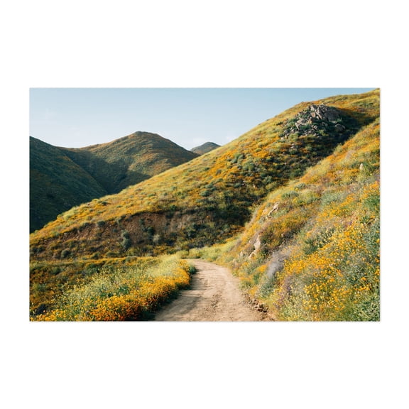 Walker Canyon Trail 02 - Lake Elsinore California Photography Unframed Wall Art Print 5 x 7 inches