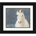 thumbnail image 1 of Walker, Carol 31x26 Black Ornate Wood Framed with Double Matting Museum Art Print Titled - The Lucky One, 1 of 4