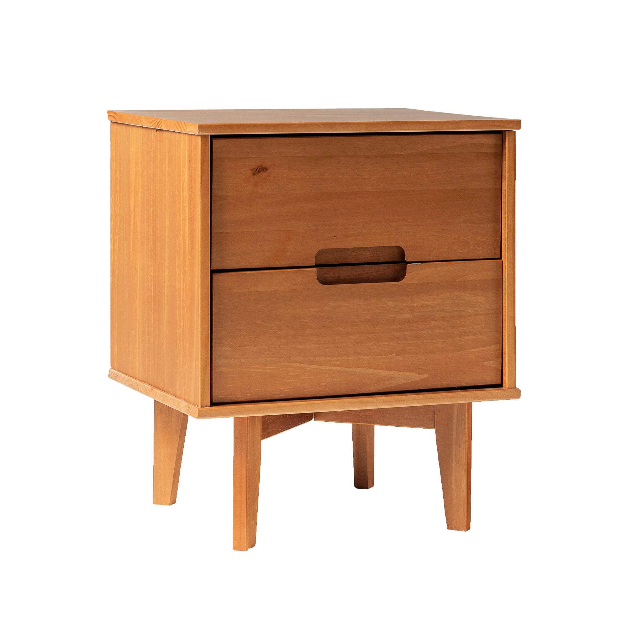 Dark Walnut Tall Accent Cabinet with Adjustable Shelving