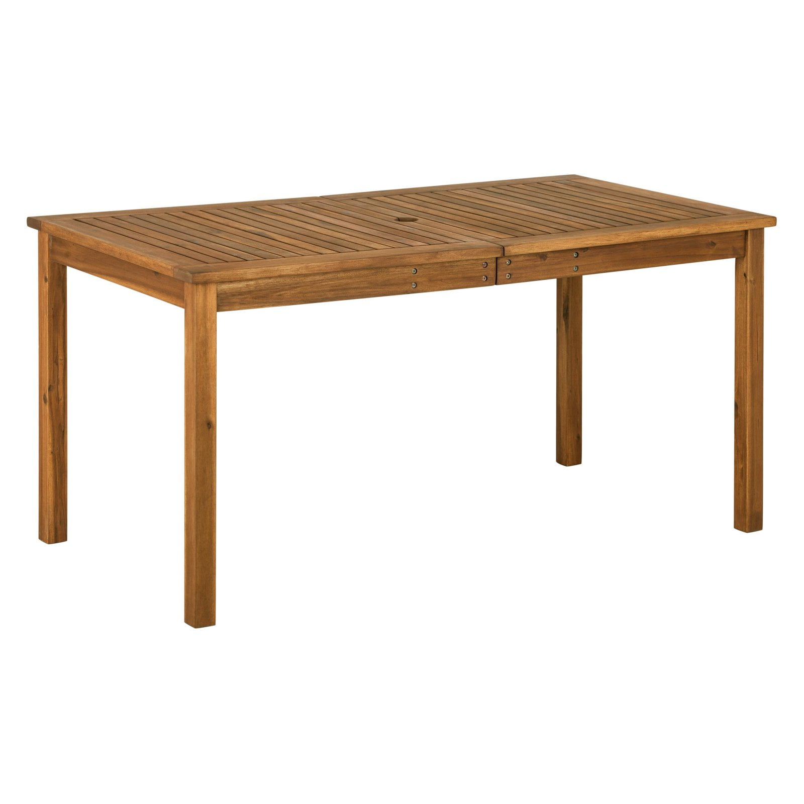 Walker edison acacia wood patio simple on sale dining table