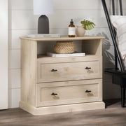 Walker Edison Chatham 2-Drawer Nightstand, White Oak