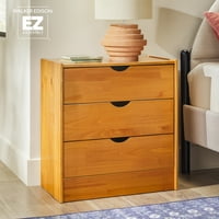 Walker Edison Declan 3 Drawer Nightstand only .00: eDeal Info