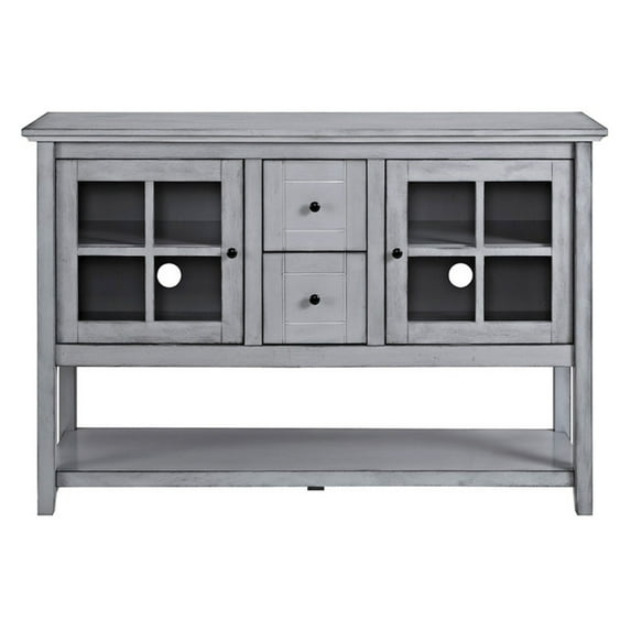 52" Wood Console Table Buffet TV Stand