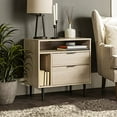 thumbnail image 1 of Lincoln 25" Modern Storage Bedroom Nightstand in Natural Birch, 1 of 10