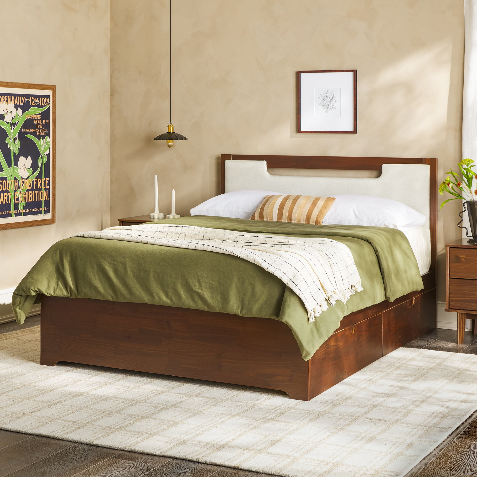 Walker Edison Storage Bed