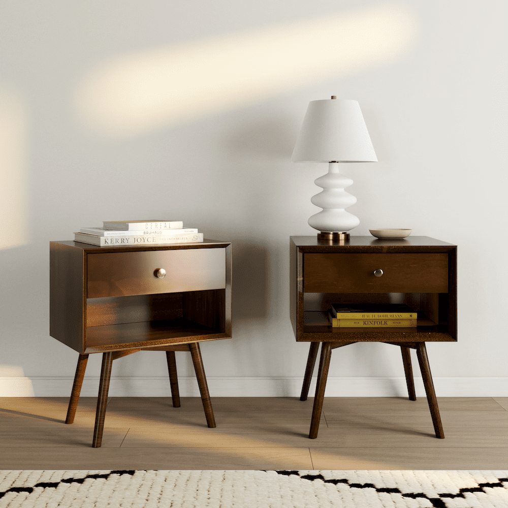Mid on sale century nightstand