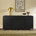 thumbnail image 1 of Walker Edison Modern 64" Sideboard with Rounded Edges, Black, 1 of 11