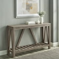 thumbnail image 1 of Walker Edison Modern Farmhouse Entryway Table, Grey Wash, 1 of 11