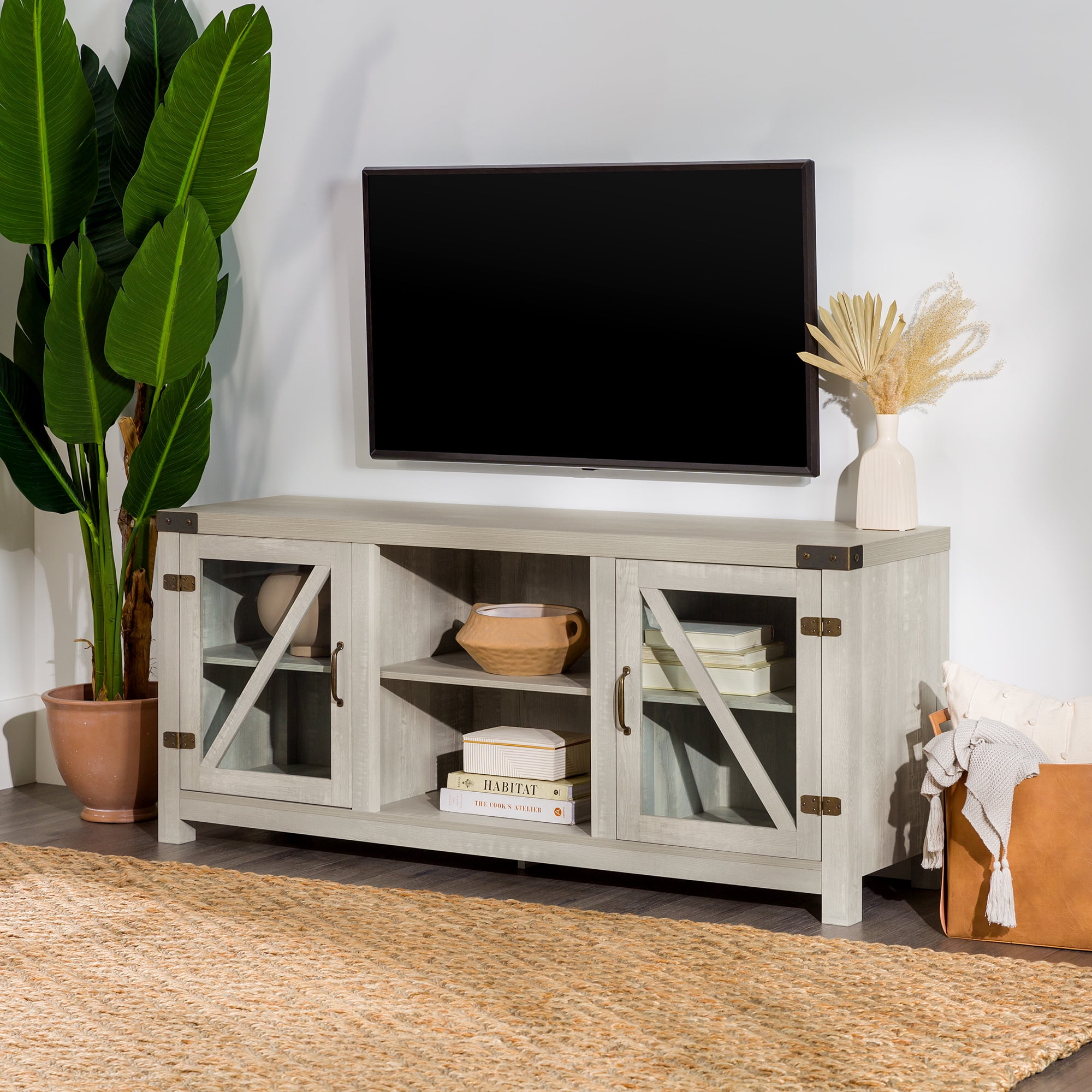 Manor park modern farmhouse tv stand for tvs up to 80 discount