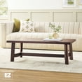 thumbnail image 1 of Walker Edison Modern Farmhouse Easy Assembly Wood Coffee Table Espresso, 1 of 11