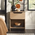 thumbnail image 1 of Walker Edison Modern Scandi 1-Drawer Nightstand, Riviera, 1 of 19