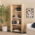 thumbnail image 1 of Walker Edison Modern Wood Open Bookshelf Shelving Unit, Light Ash, 1 of 13