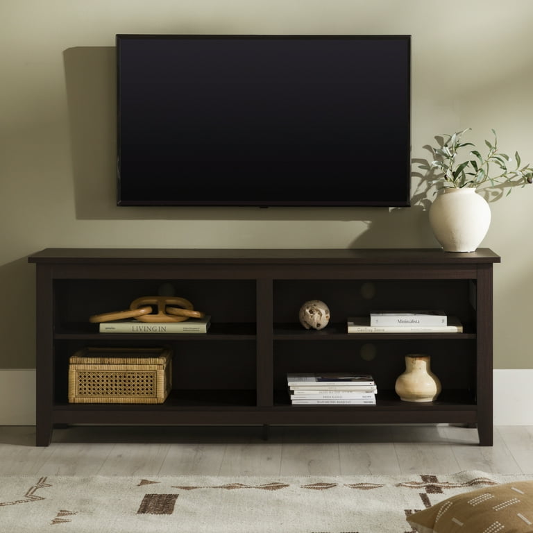 Walker Edison Open Storage TV Stand for TVs up to 65