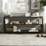 MANOR PARK Walker Edison Rustic Metal 3-Shelf Bookcase, Barnwood