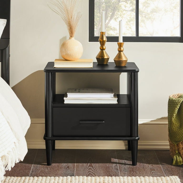1 drawer nightstand black deals
