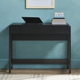 thumbnail image 1 of Walker Edison Transitional Reeded Lift-Top Desk with Drawer, Black, 1 of 23