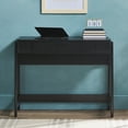 thumbnail image 1 of Walker Edison Transitional Reeded Lift-Top Desk with Drawer, Black, 1 of 22