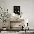 thumbnail image 1 of Walker Edison Transitional Reeded Writing Desk with Drawer, Coastal Oak, 1 of 20
